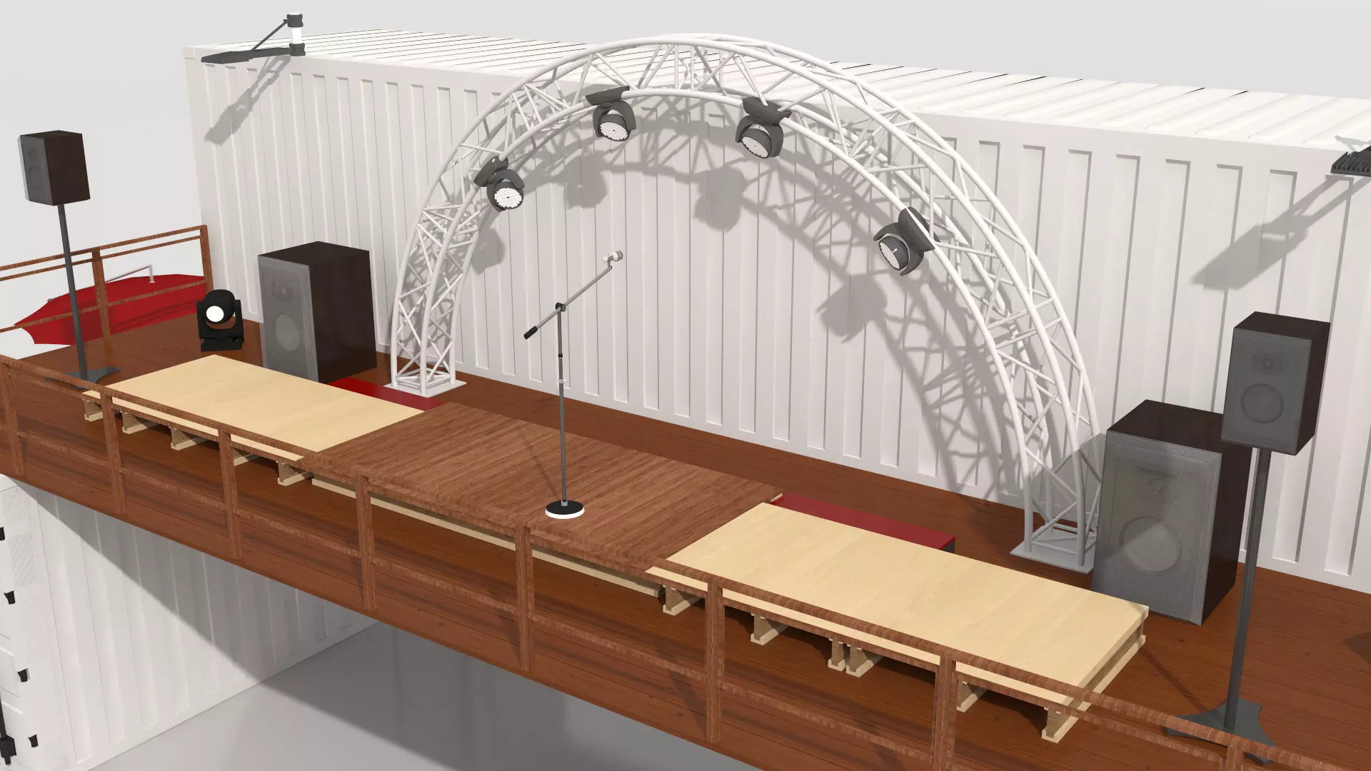 Container Scene Theater 3D model_9