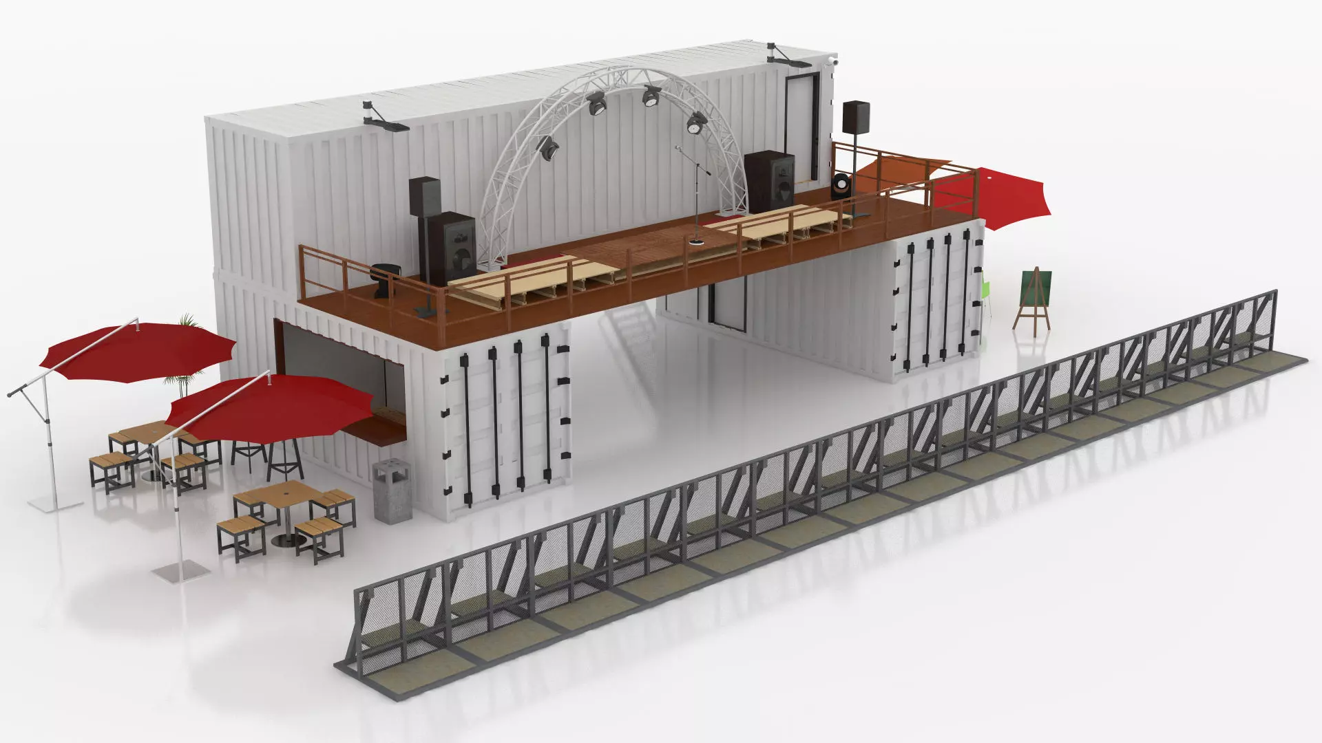 Container Scene Theater 3D model_11