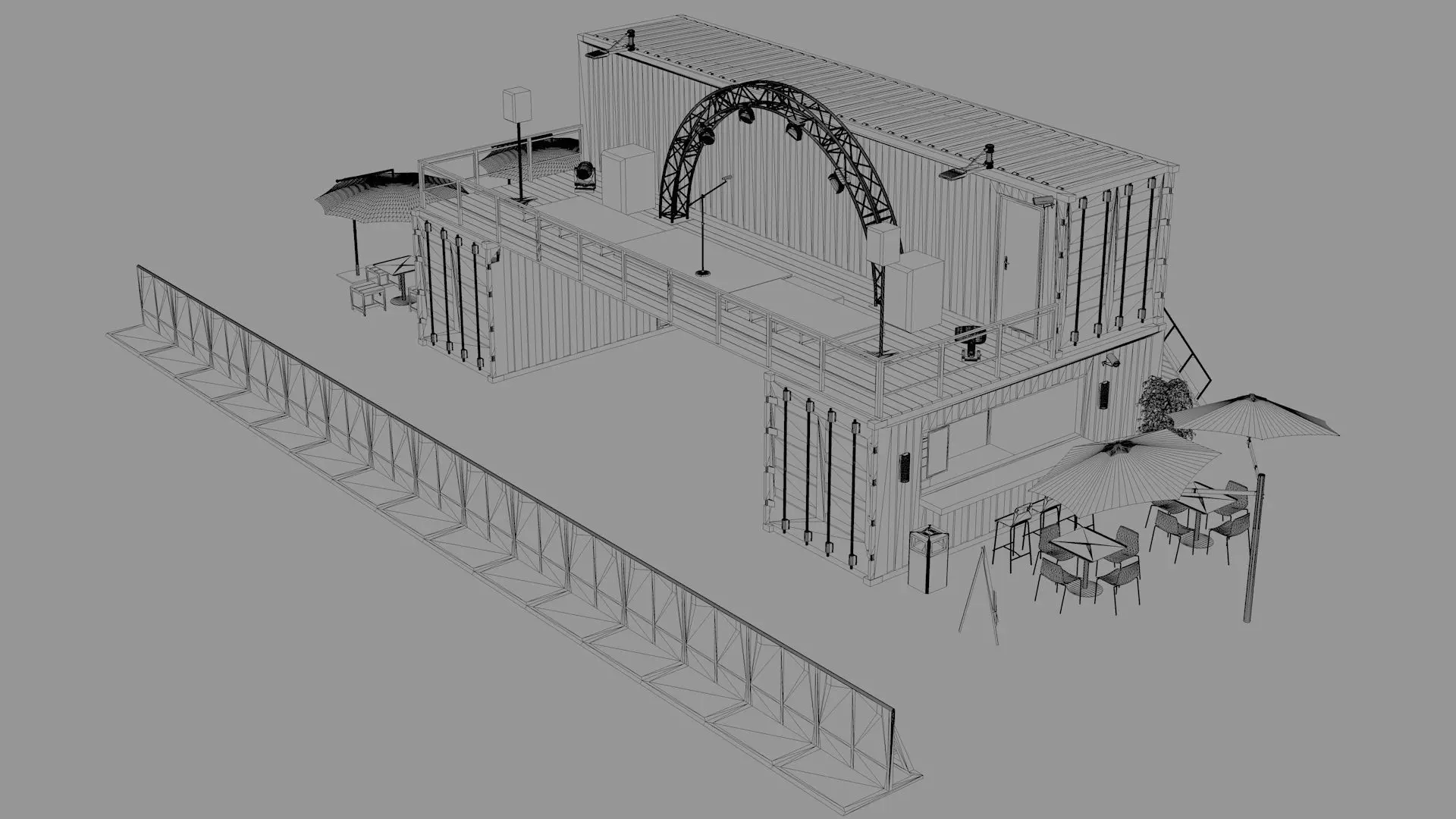 Container Scene Theater 3D model_14