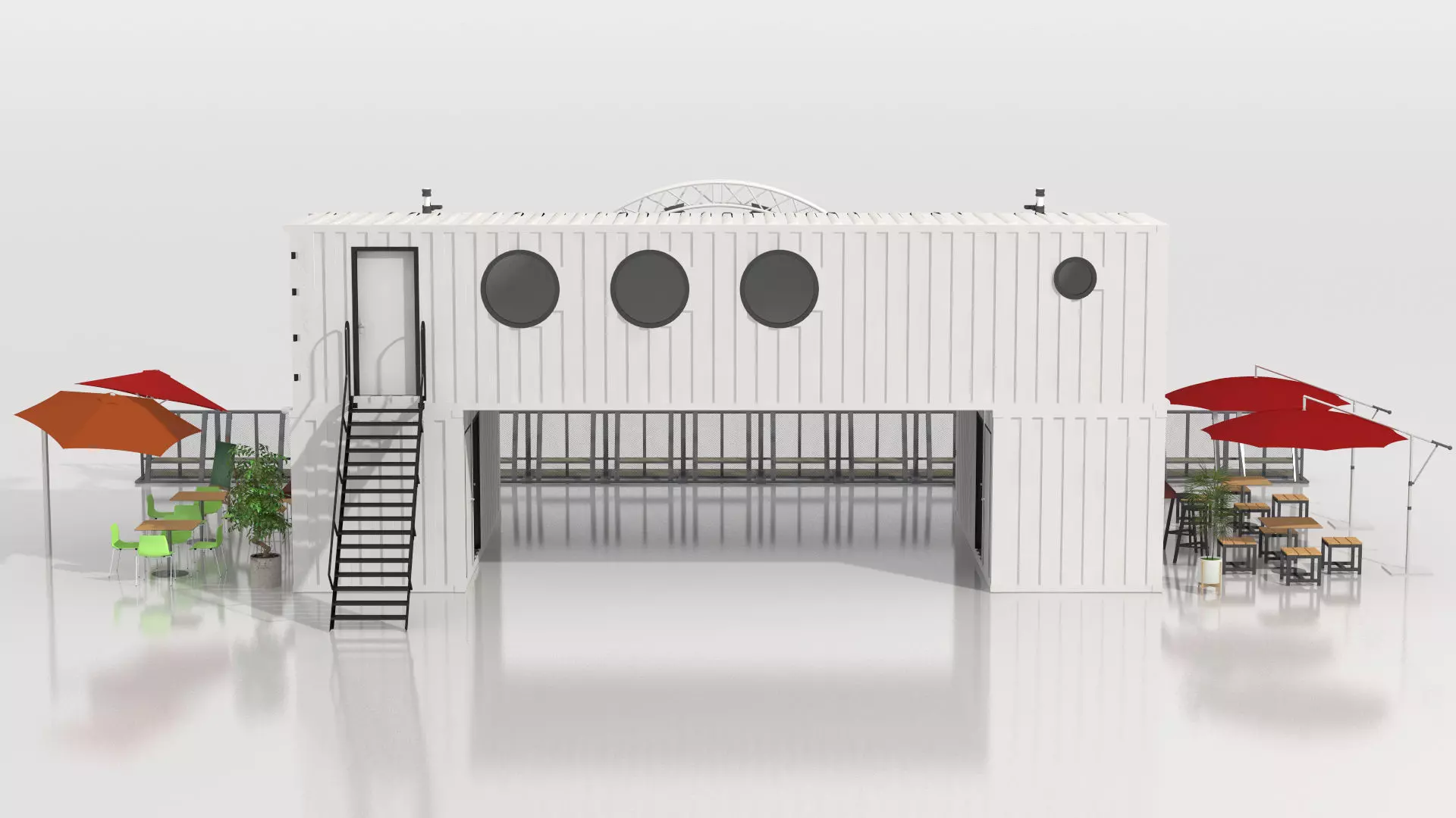 Container Scene Theater 3D model_4