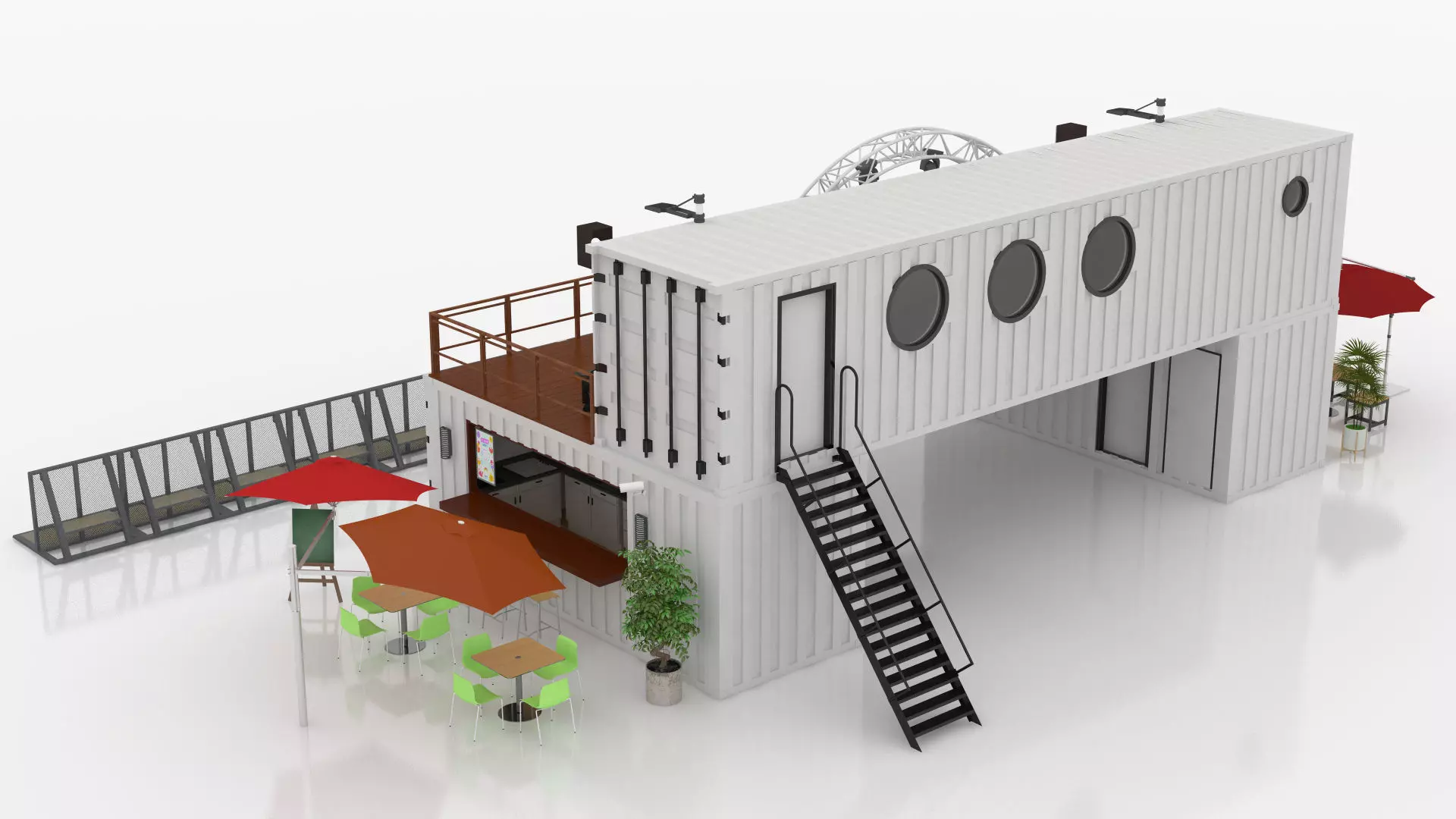 Container Scene Theater 3D model_8