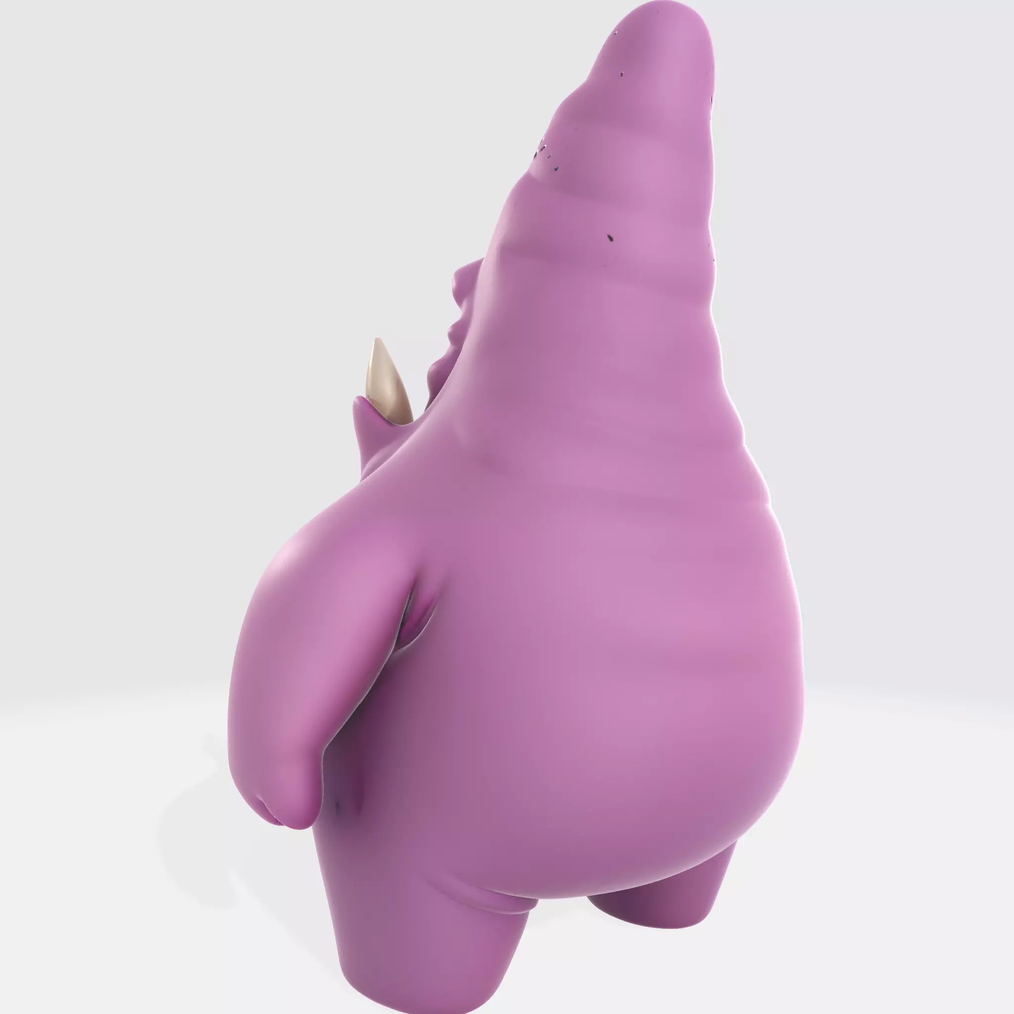 Creepy Patrick Inspired Monster Figurine Horror 3D print model_3