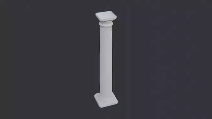 Colonial Stone Pillar Column Classic Architectural Decor