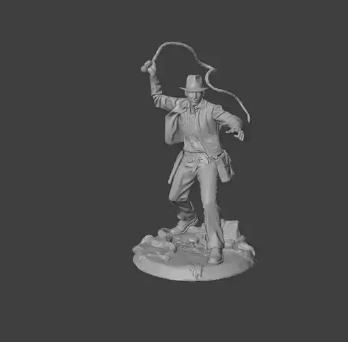 Indiana Jones Whip Daddy STL 3D Model for 3D Printing