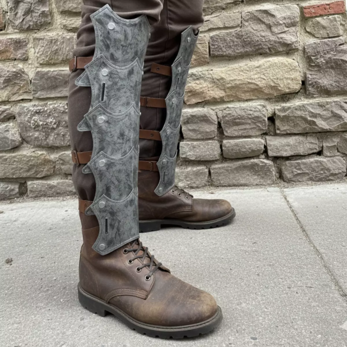Medieval Greaves - Shin Guard Armor 3D print model_2