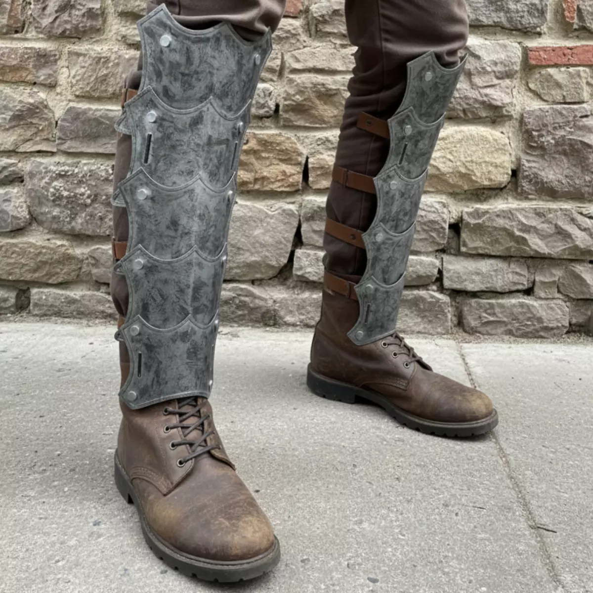 Medieval Greaves - Shin Guard Armor 3D print model_1