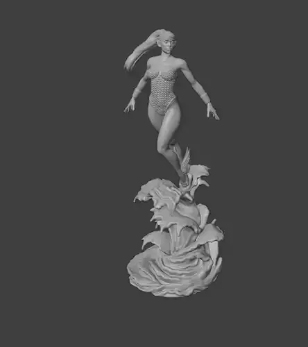Namorita STL 3D Model for 3D Printing