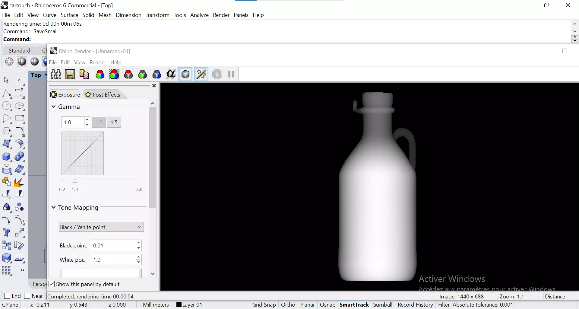 Decorative Water Bottle 3D model_6