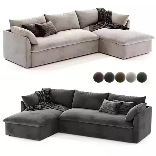 Shelter 2 Piece Sleeper Sectional Storage Chaise