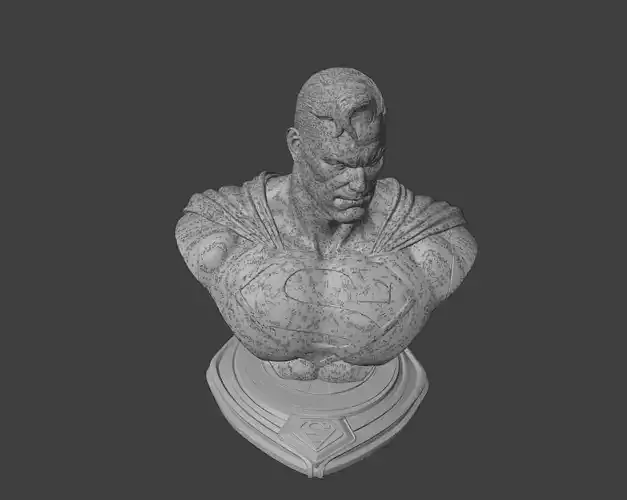 Superman Bust STL 3D Model