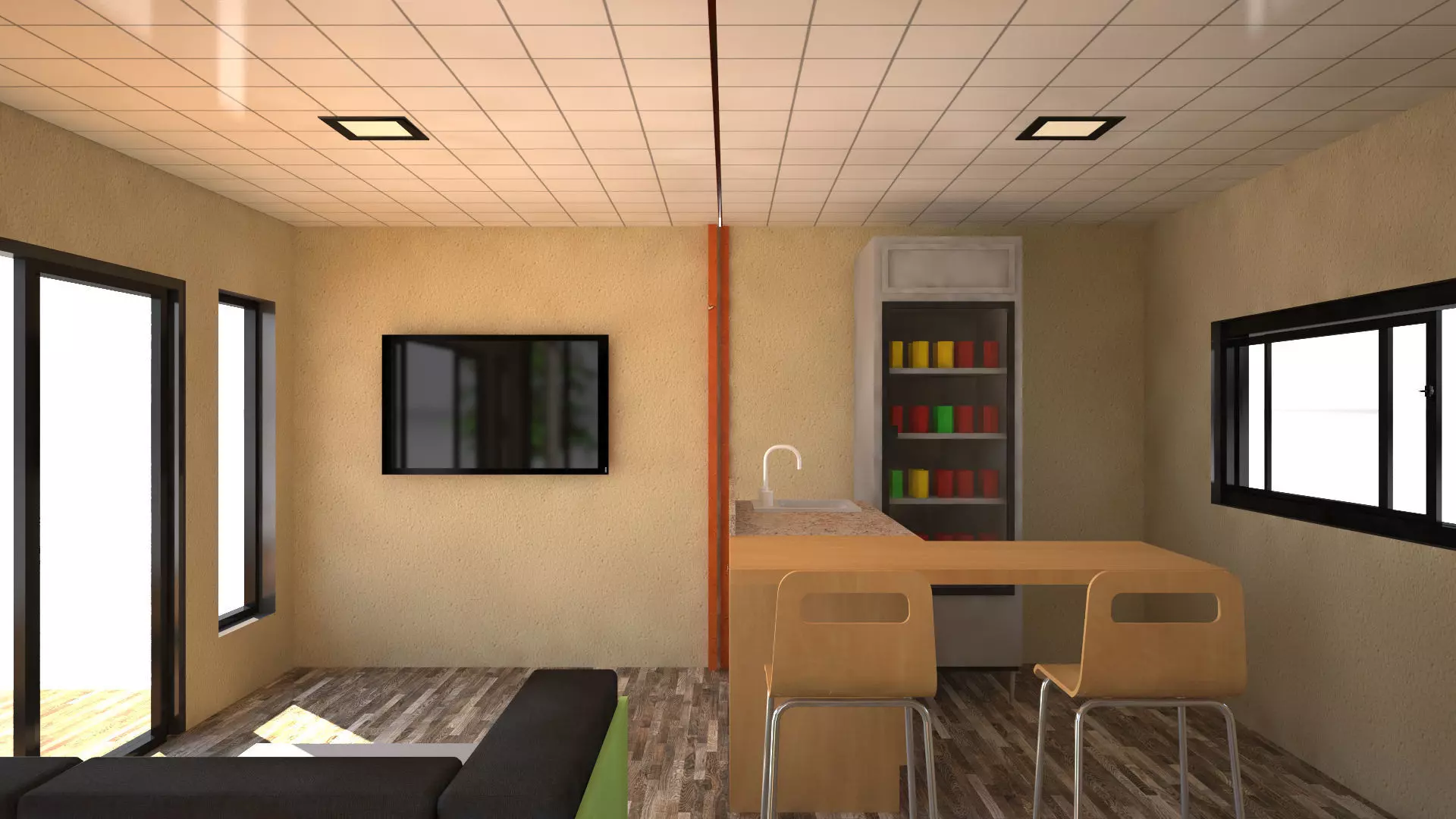 Container Villa  3D model_10