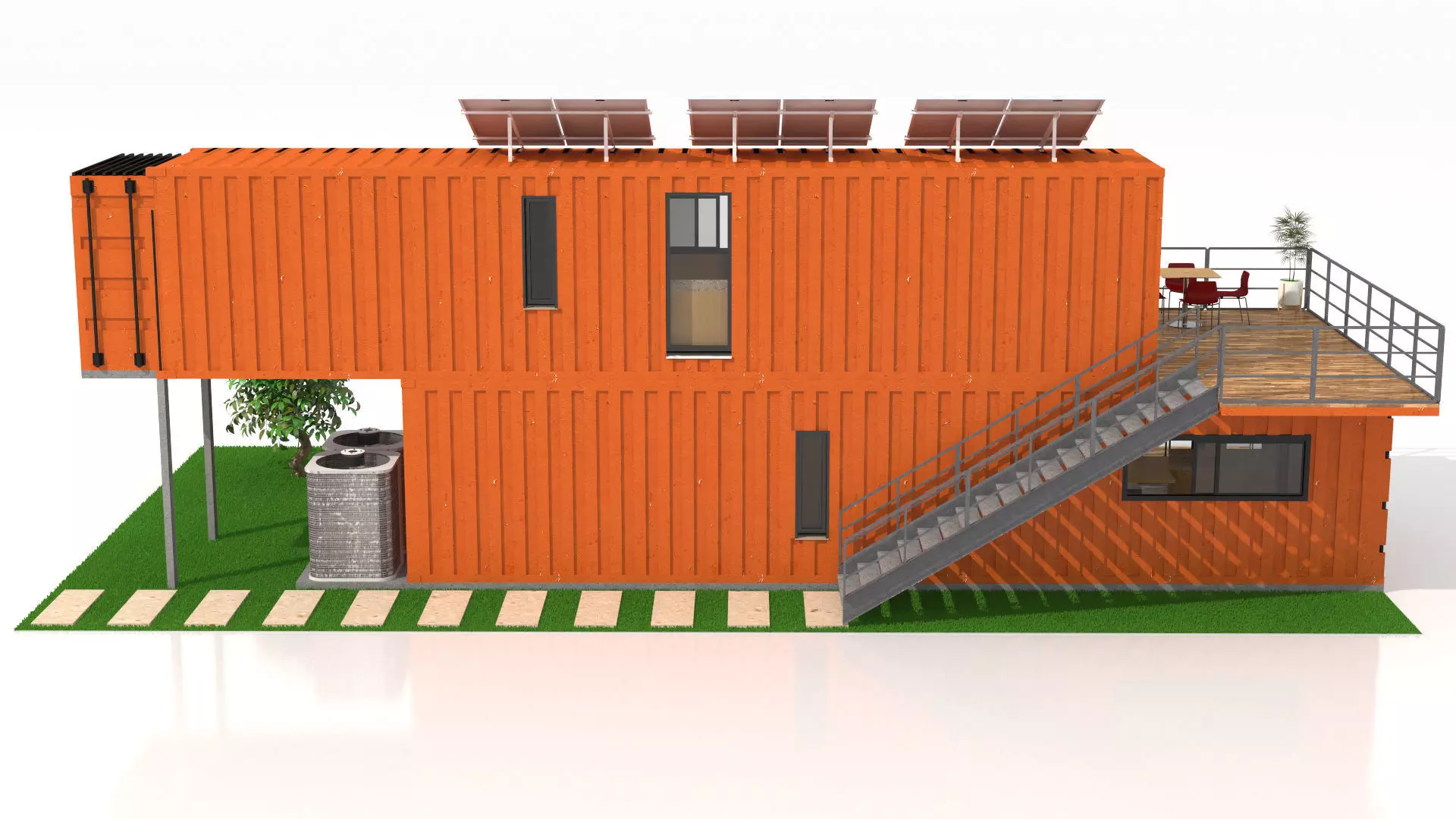 Container Villa  3D model_8