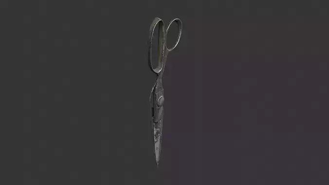 Rusty Scissors Prop for Games