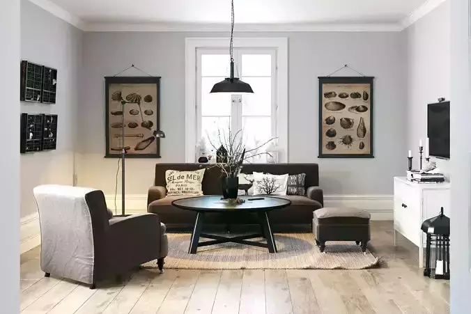Scene 08 Archinteriors for c4d vol 43 3D model