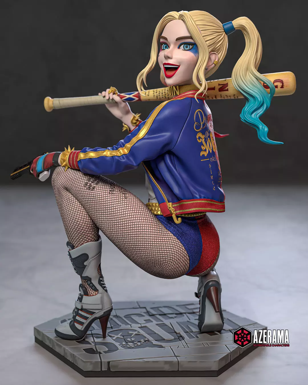 Harley Quinn STL Ready for 3D Printing 3D print model_0