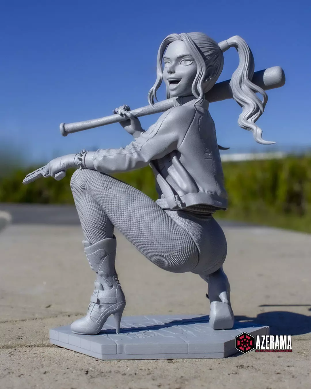 Harley Quinn STL Ready for 3D Printing 3D print model_14