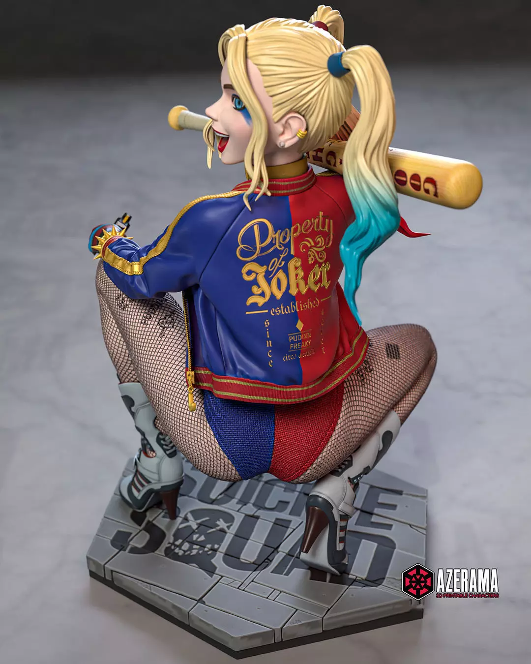 Harley Quinn STL Ready for 3D Printing 3D print model_10