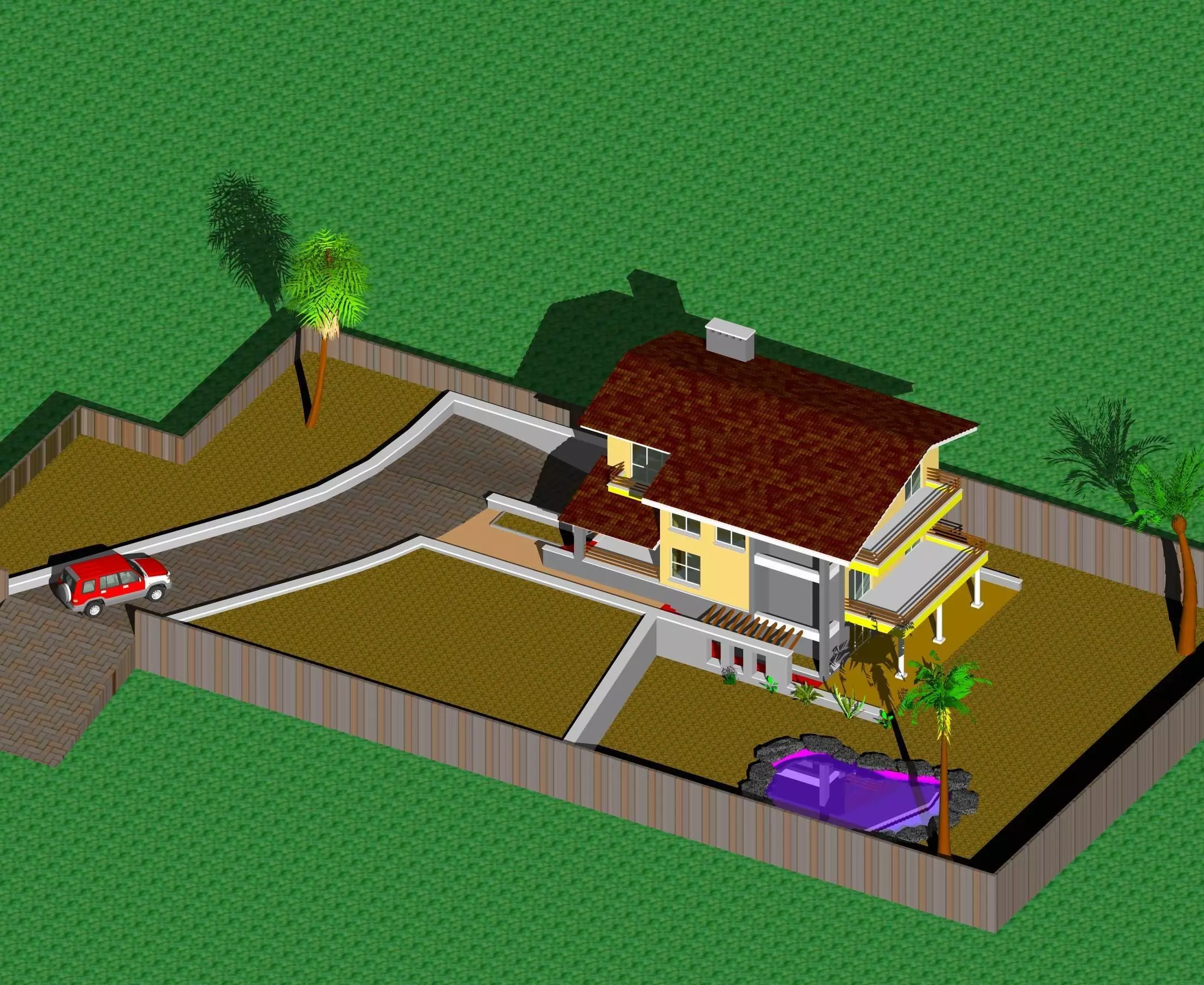Modified Villa of Ardian Paskali Free 3D model