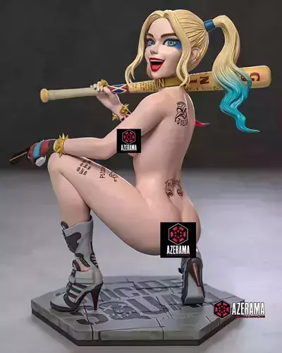 Harley Quinn NSFW STL Ready for 3D Printing