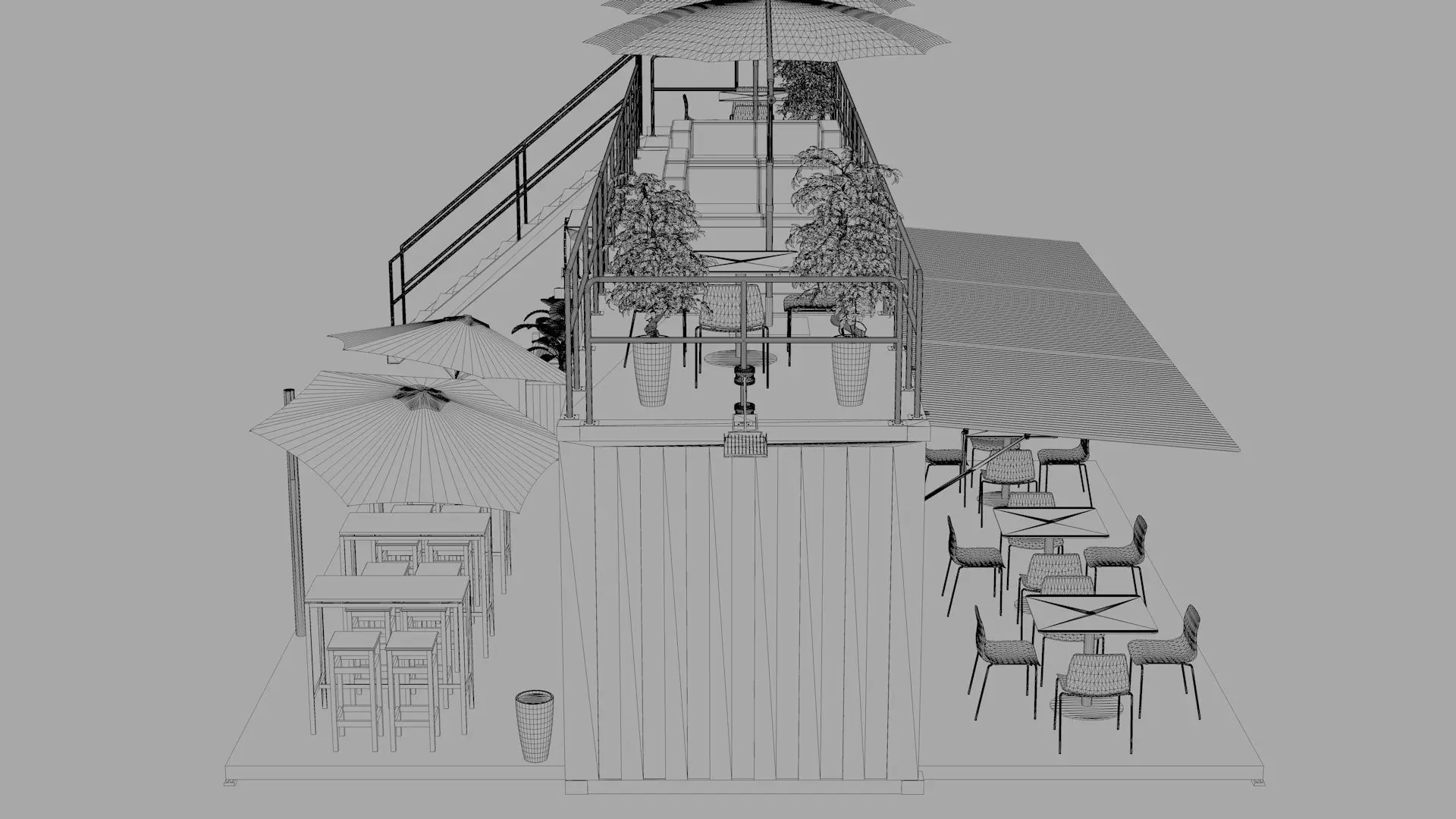 Container Wine Bar 3D model_19