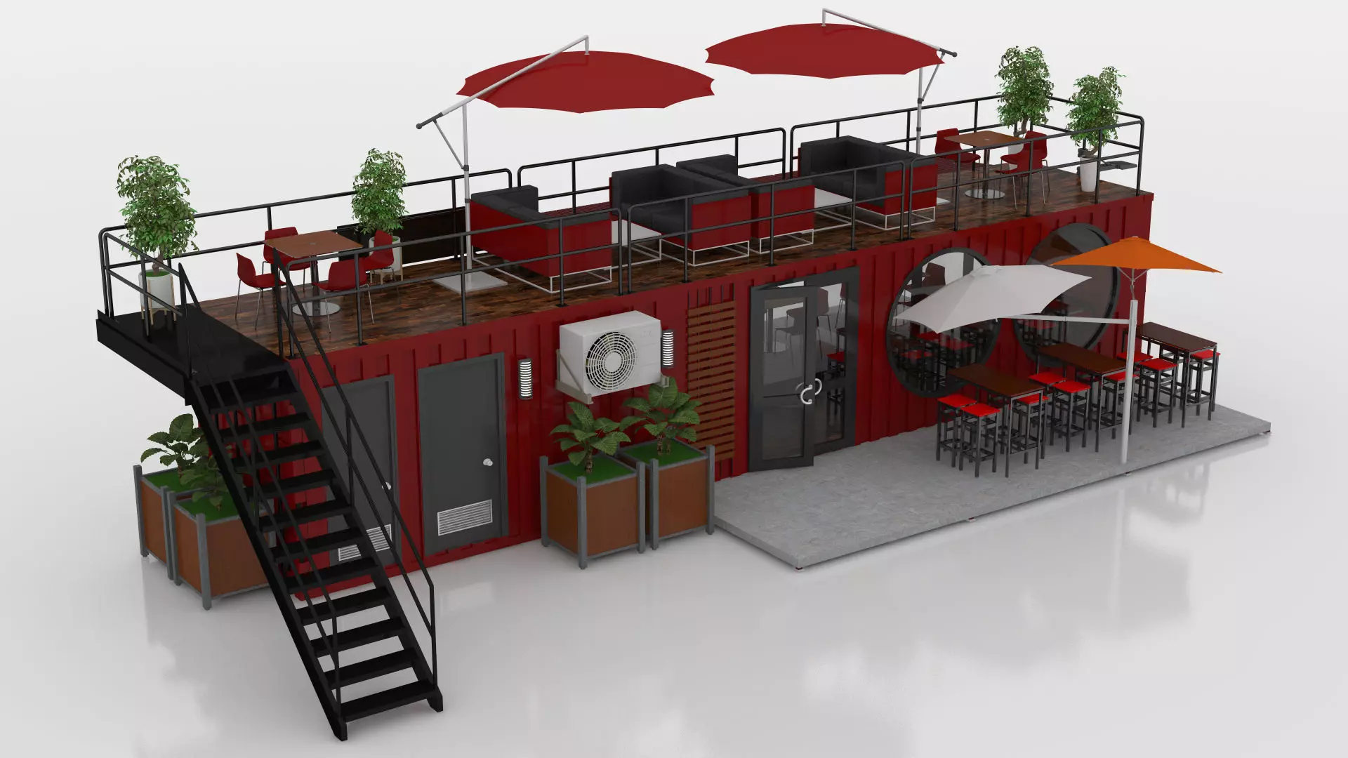Container Wine Bar 3D model_13