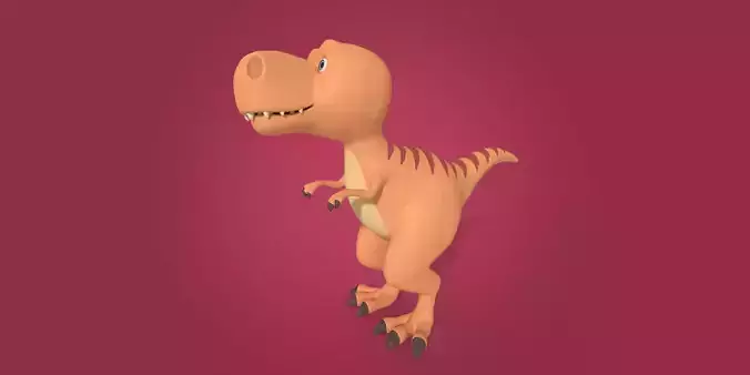 Cartoon Dinosaur Trex