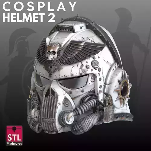 Cosplay Helmets STL Collectible 3D Models 2 3D print model