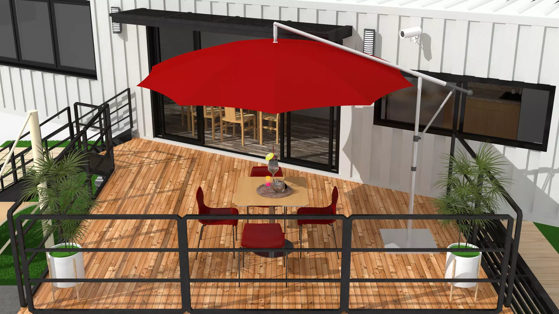 40ft Container Houses  3D model_10