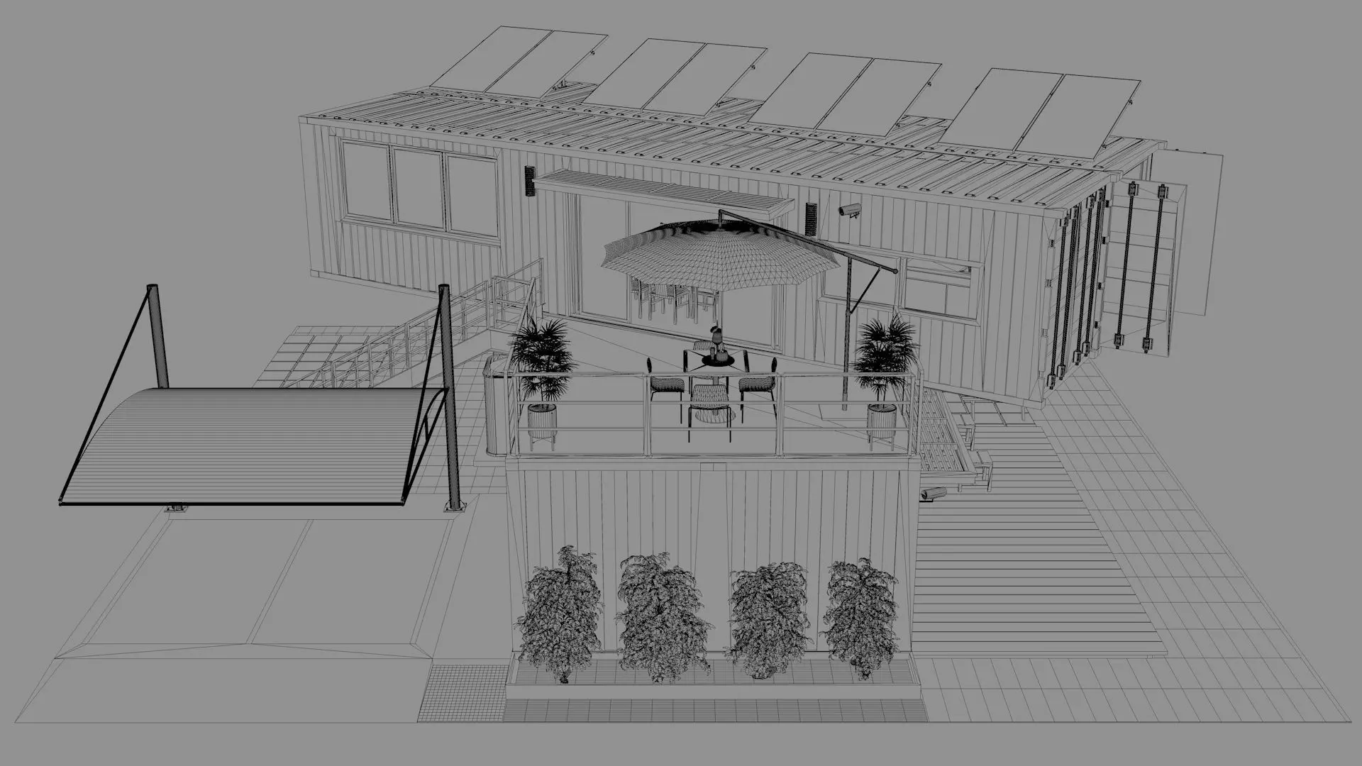 40ft Container Houses  3D model_18