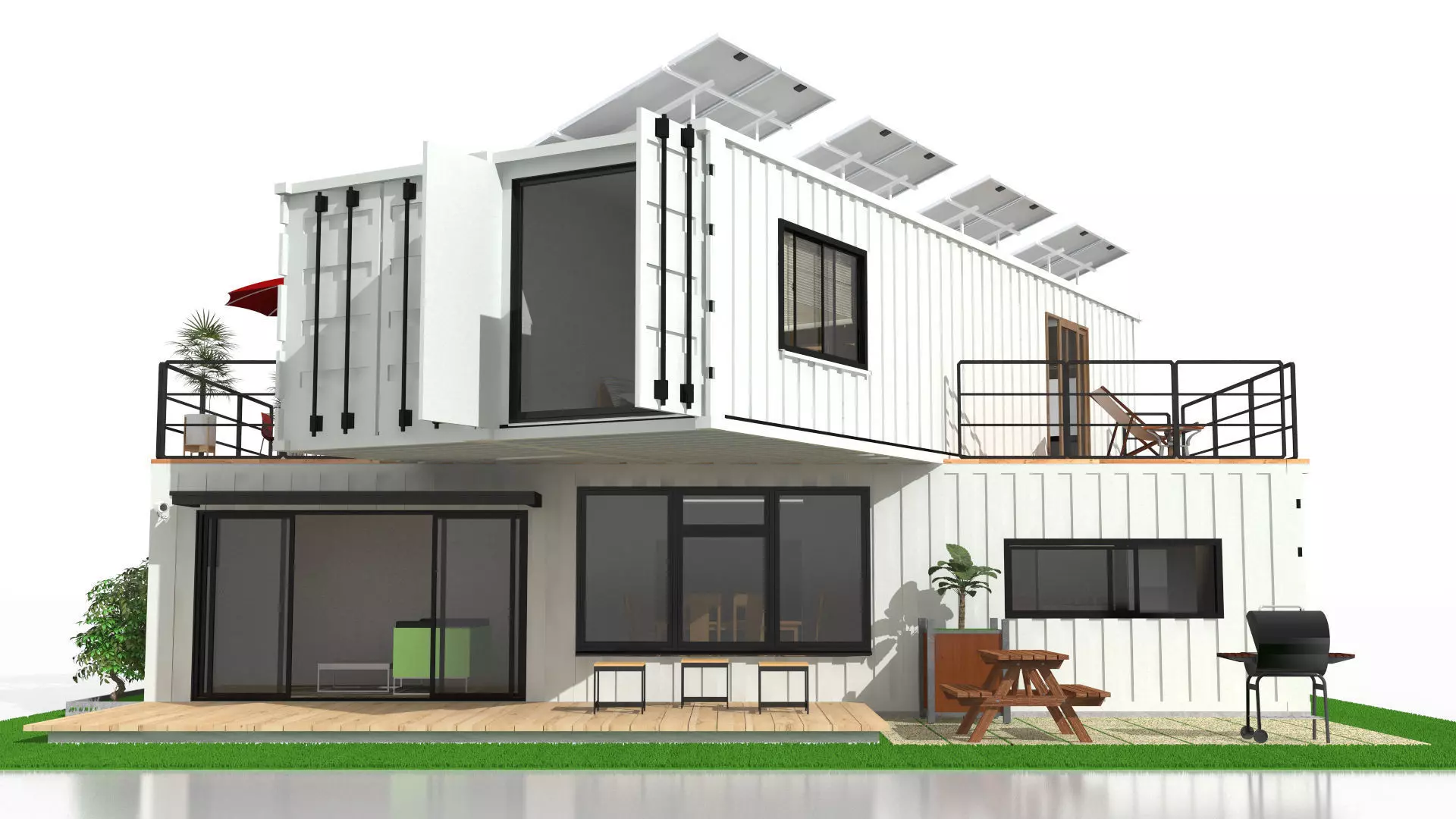 40ft Container Houses  3D model_8