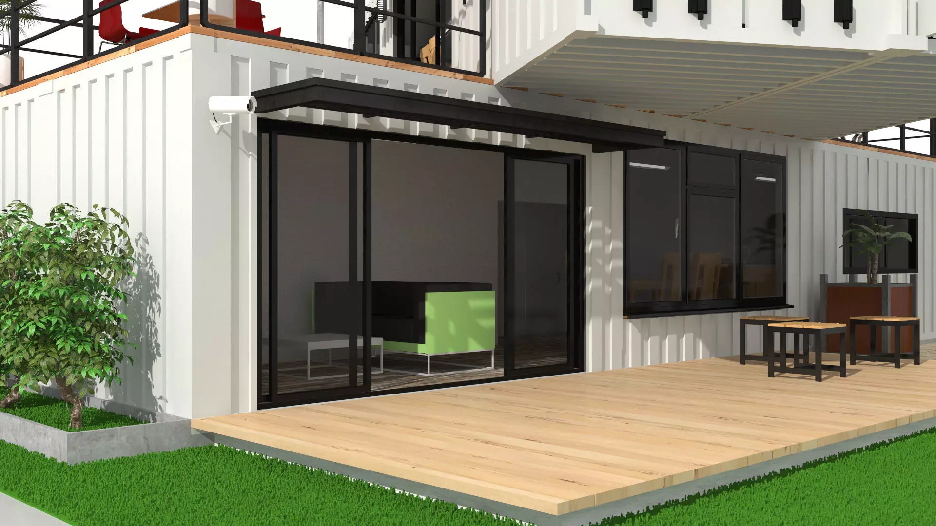 40ft Container Houses  3D model_12