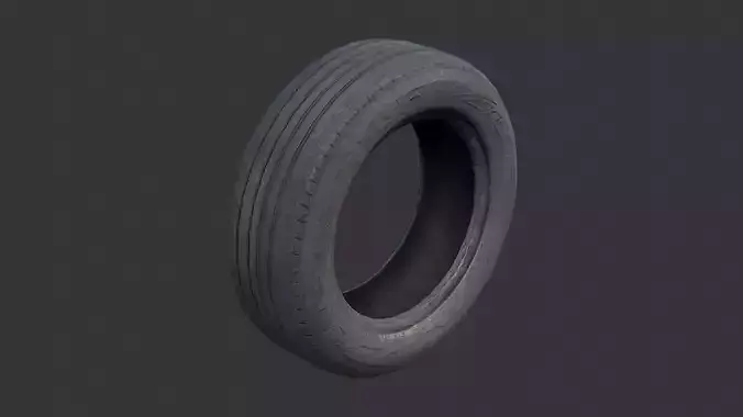 Garbage Tire Bald Debris