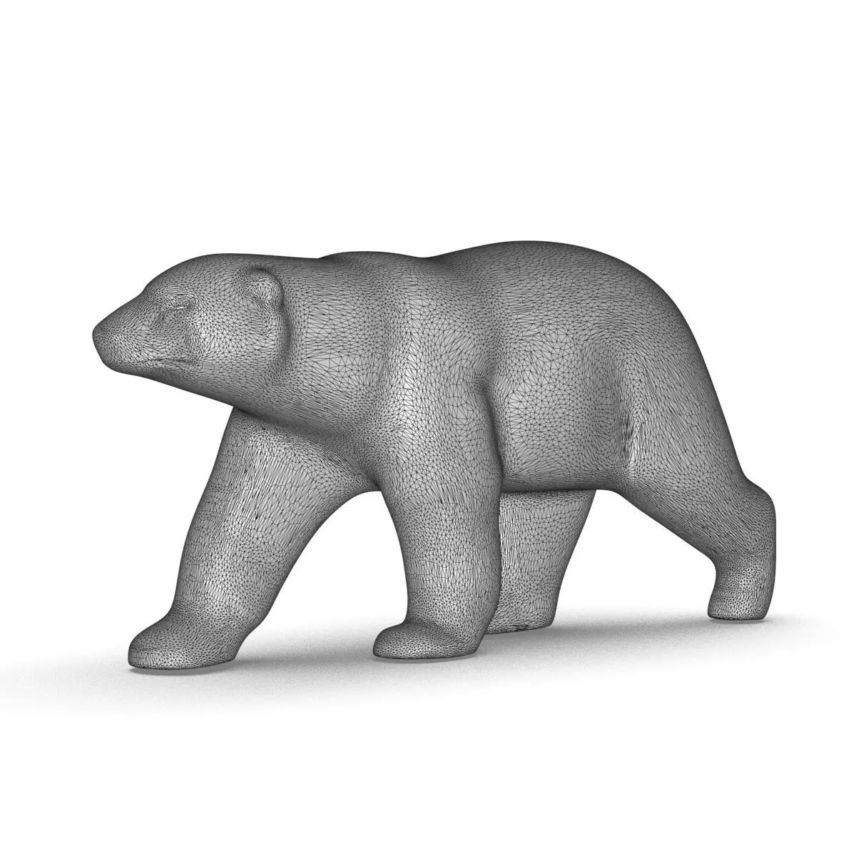 polar bear  3D print model_4