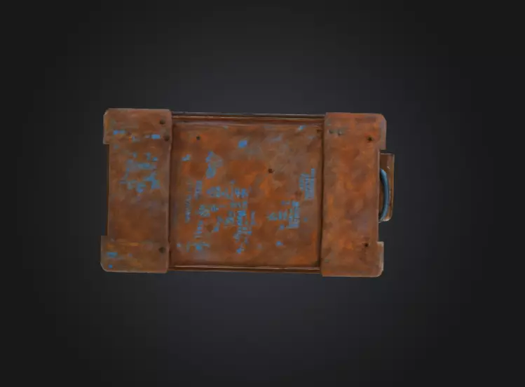 Rustic Generator Low-poly 3D model_15