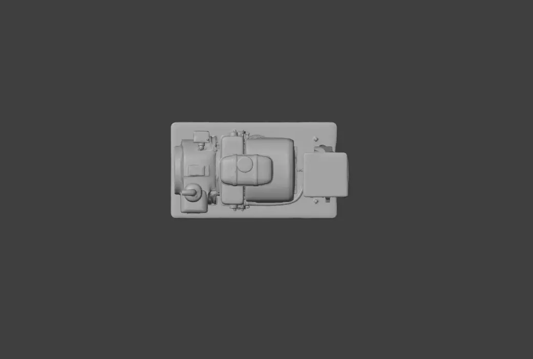 Rustic Generator Low-poly 3D model_21