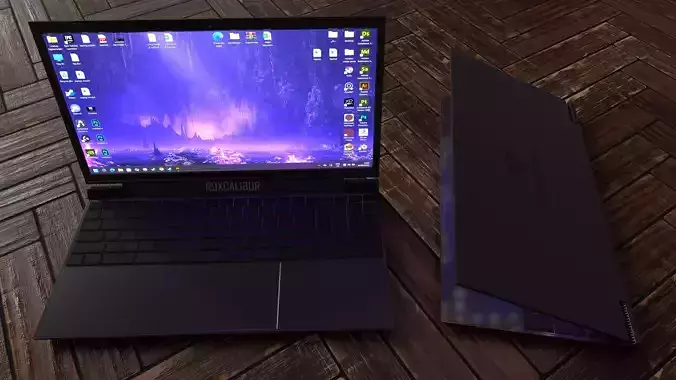 Modern Laptop 3D Model - Realistic Game-Ready PBR Textured