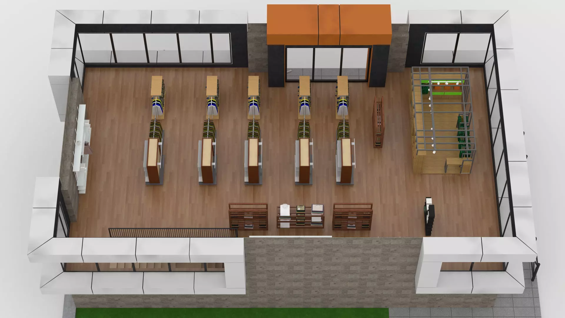 Clothing Store 3D model_12