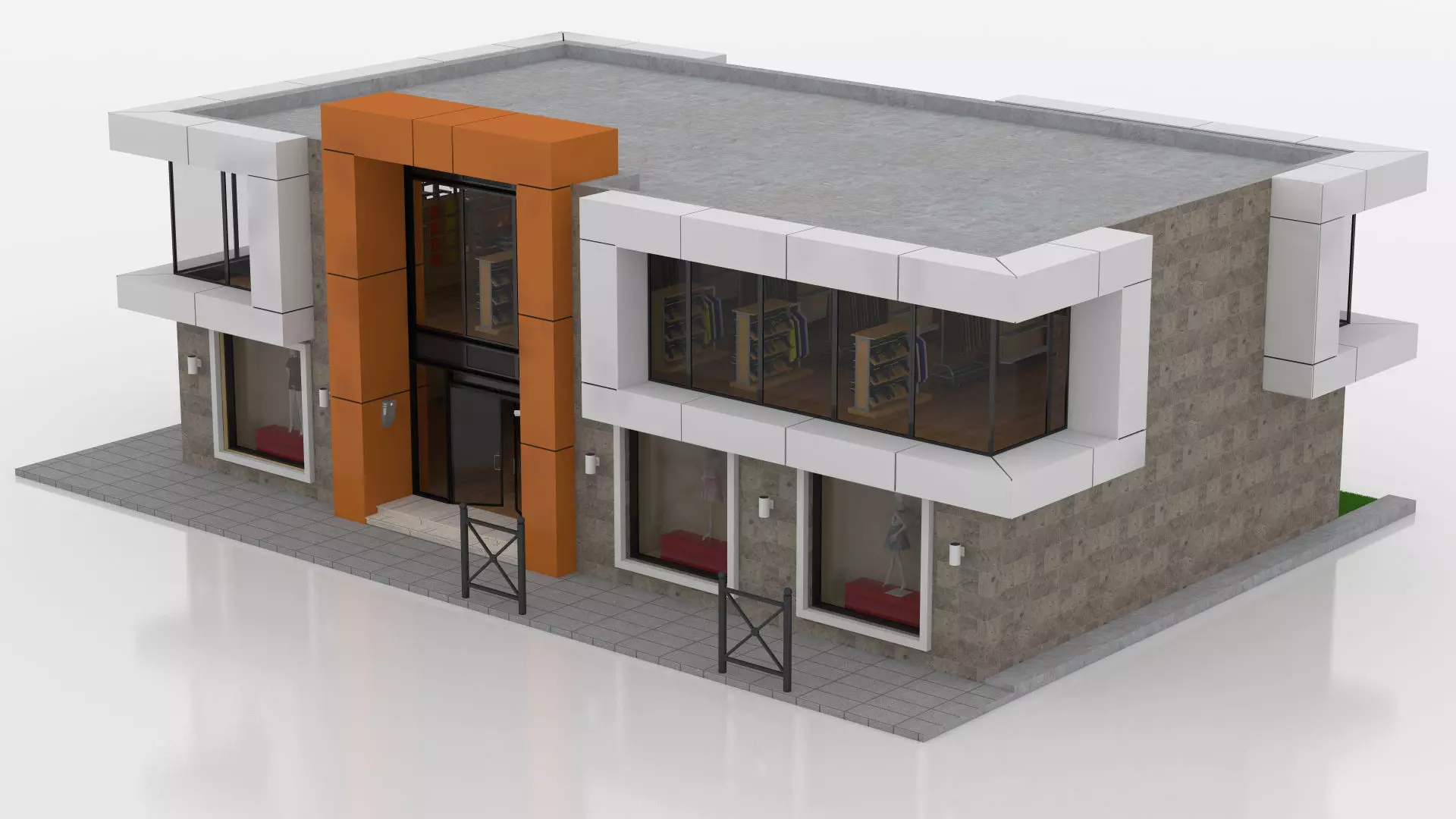 Clothing Store 3D model_8