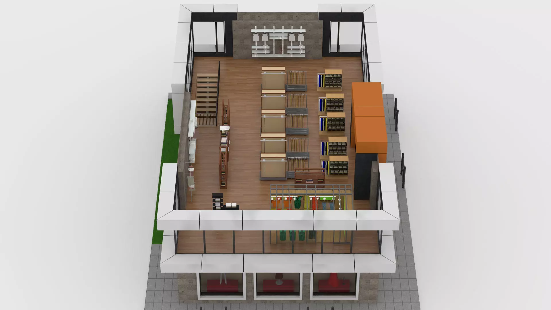 Clothing Store 3D model_11