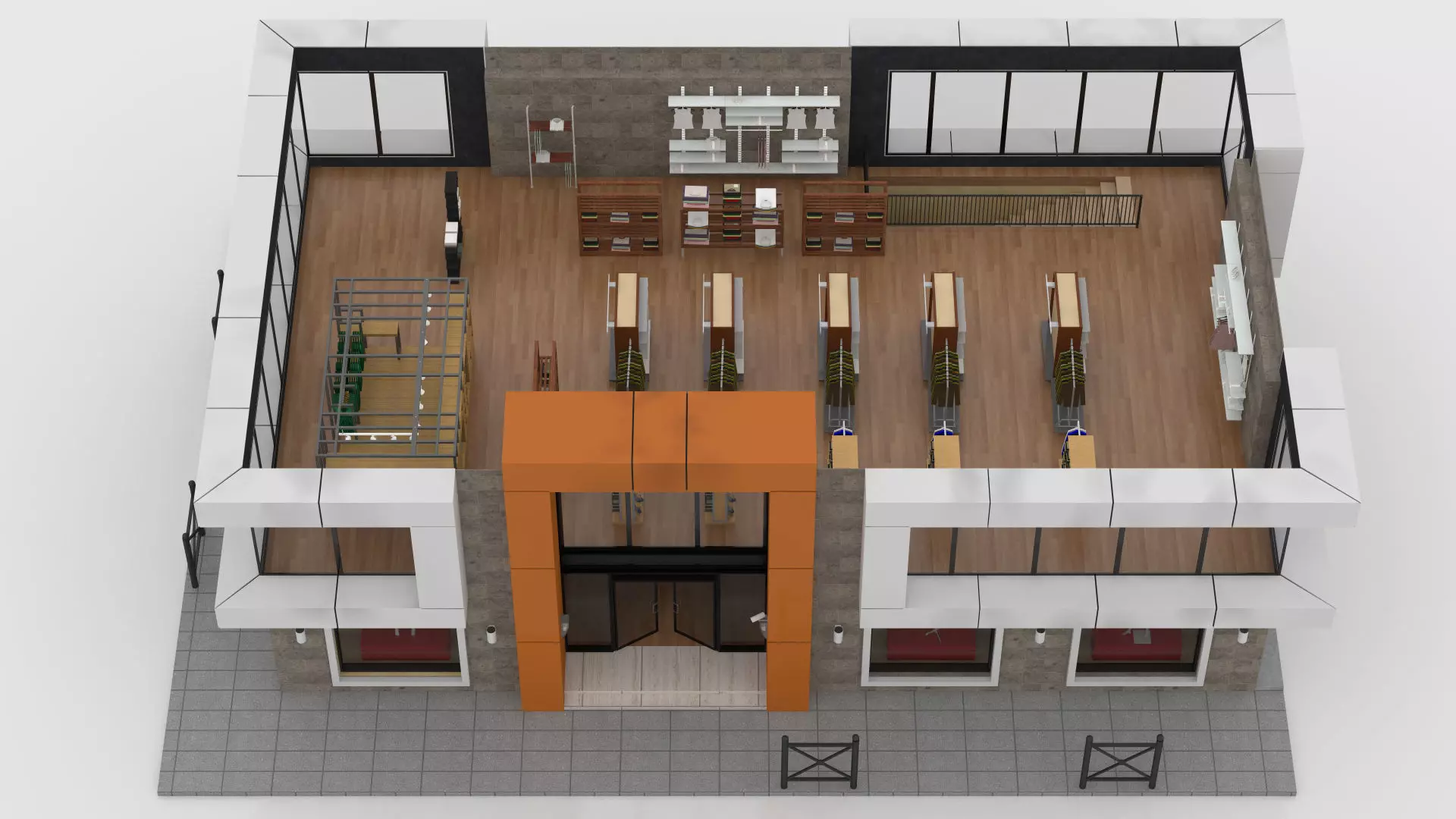 Clothing Store 3D model_10