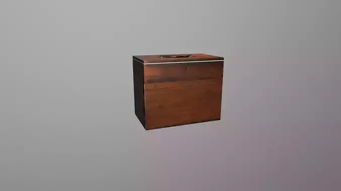 Wooden Apothecary Case