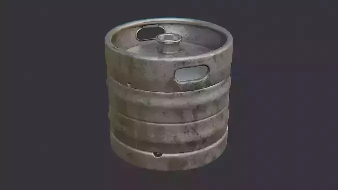 Metal Beer Keg Barrel with Side Handles