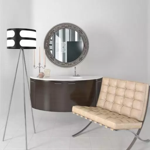 Bathroom furniture 18 am168 3D model_0