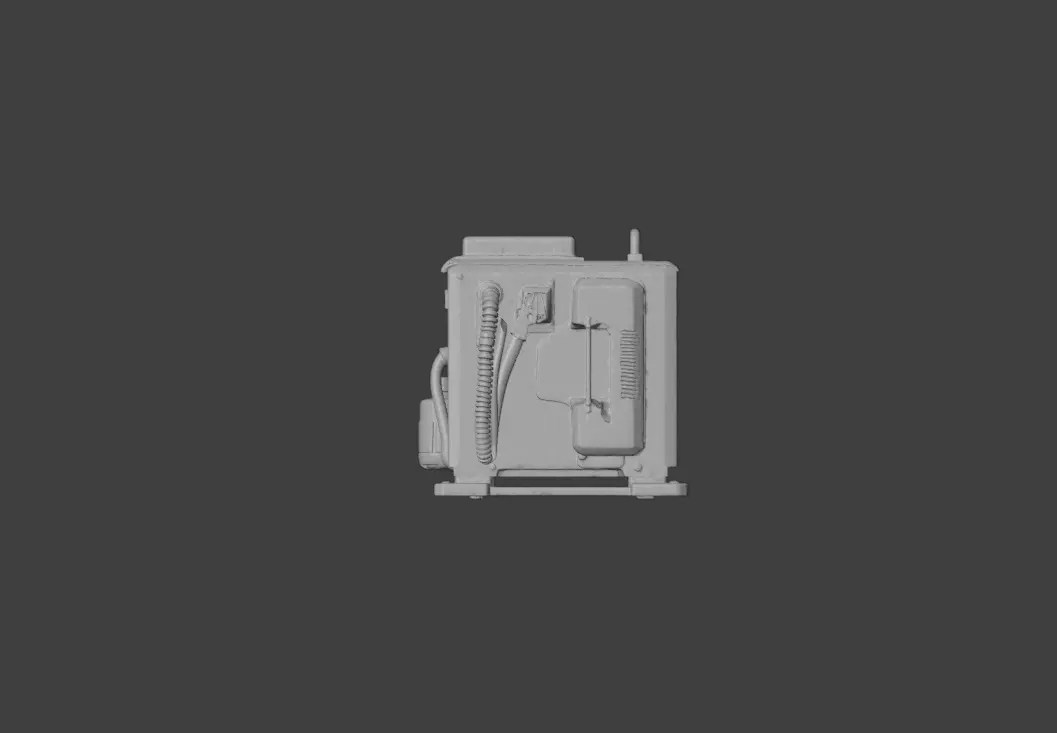 Retro Power Terminal Low-poly 3D model_20