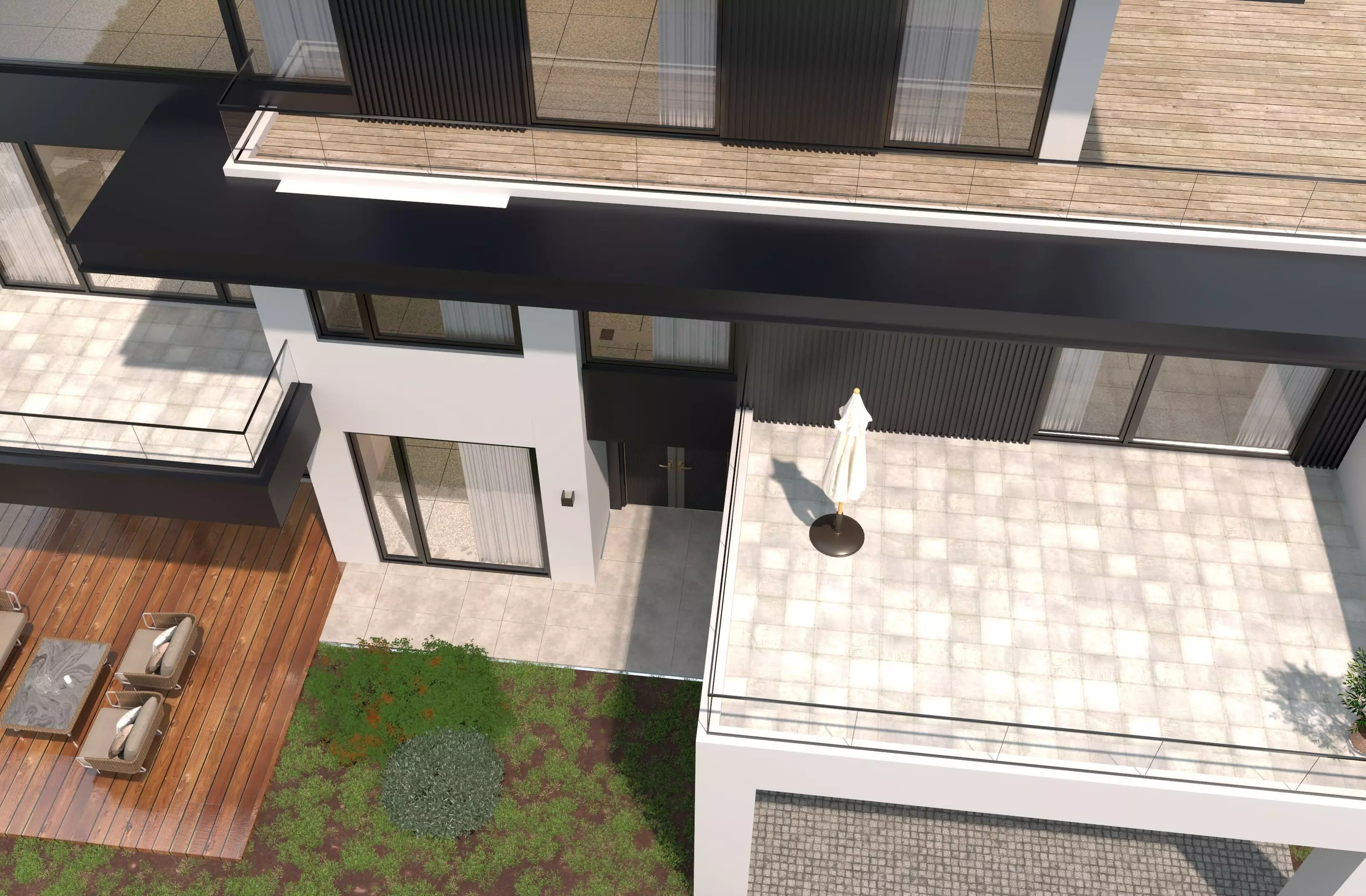 Modern house archicad 3D model_5