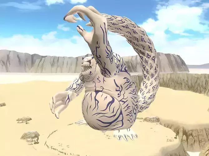 SHUKAKU Tailbeast MULTI ROAR Png Fbx