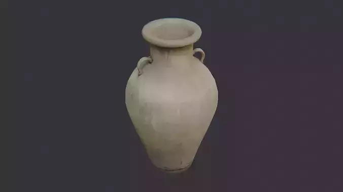 Terracotta Pot Tan with Two Handles