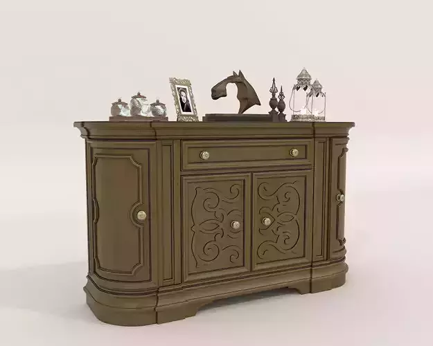 Classic European style Sideboard and Decoration 4
