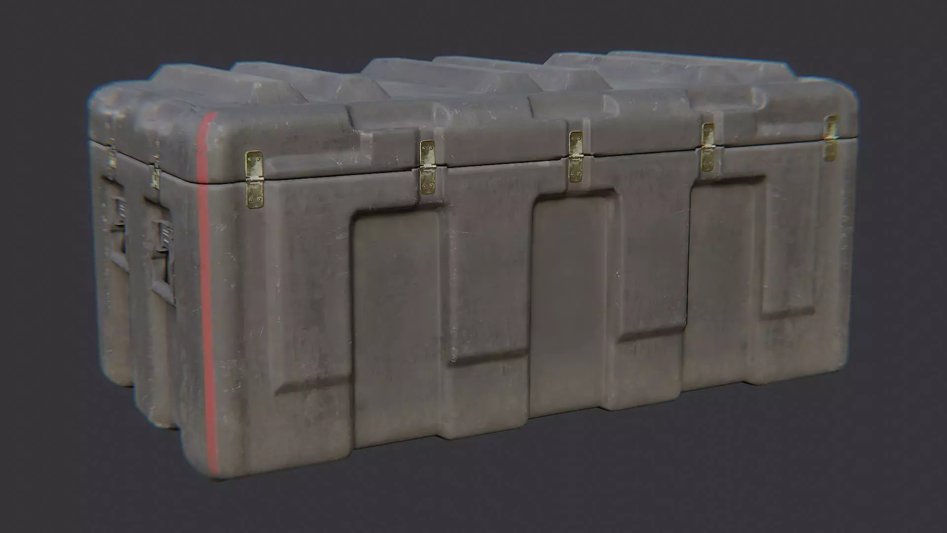 Military Field Crate Upgrade Low-poly 3D model_2