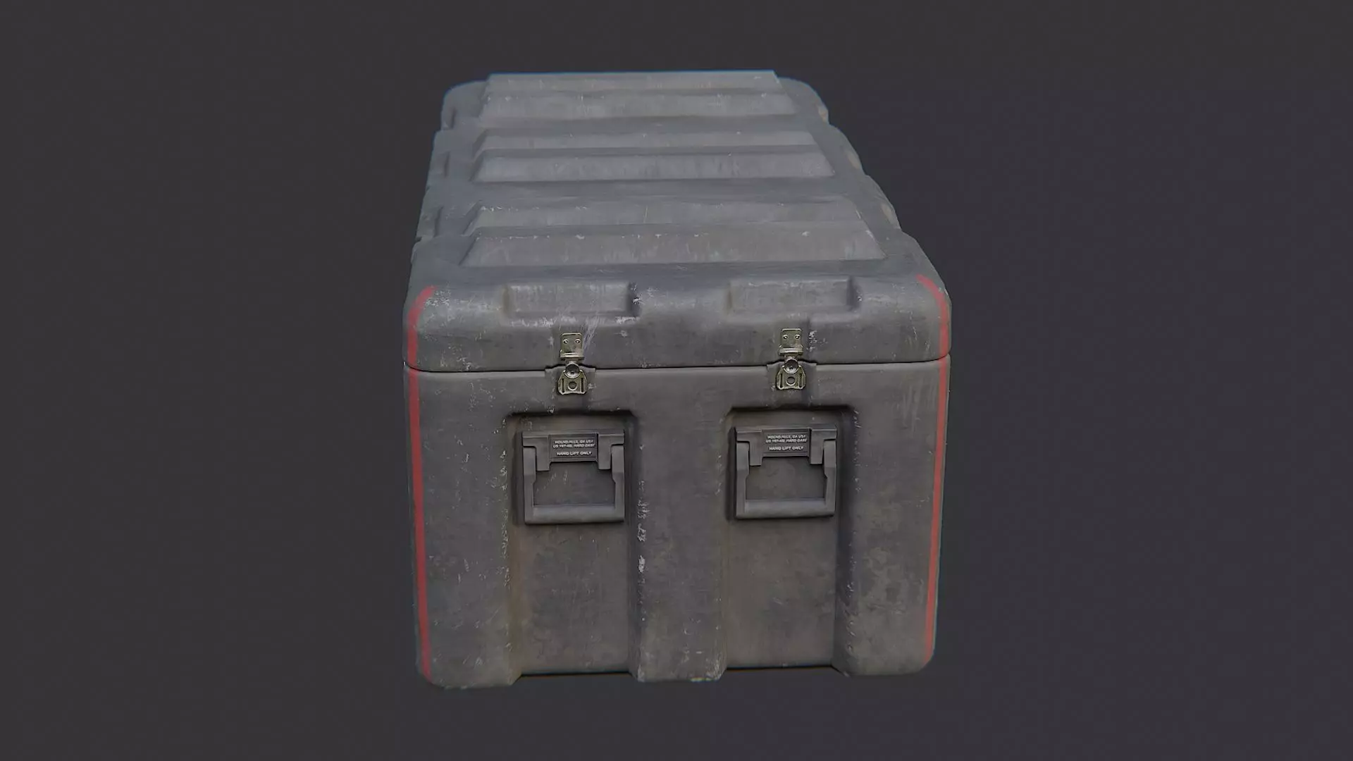 Military Field Crate Upgrade Low-poly 3D model_0